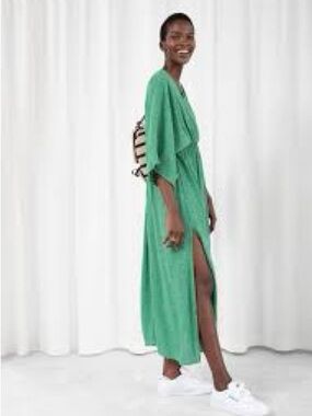&other stories kaftan maxi dress